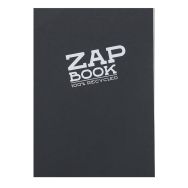 Carnet Zap Book 80g encollé noir - Clairefontaine