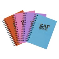 Carnet Zap Book 80g spiralé assortiment 2 - Clairefontaine