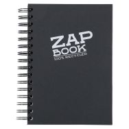 Carnet Zap Book 80g spiralé noir - Clairefontaine
