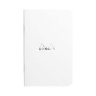 Carnet piqué blanc 7,5x12 cm 48p 5x5 non détachables 80g