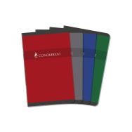 Carnet piqûre 96 pages 9x14 cm NF68 5x5 70g