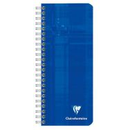 Carnet reliure intégrale 8,5x20cm 180p Q.5x5