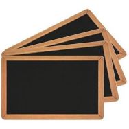Carte PVC pré-imprimées effet ardoise - brillant