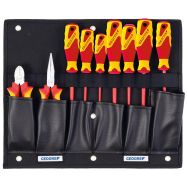 Carte d'outils avec assortiment de pinces / tournevis VDE