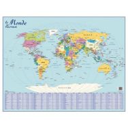 Carte murale monde politique