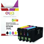 Cartouche d'encre remanufacturée Epson 35XL - 4 couleurs