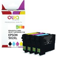 Cartouche d'encre remanufacturée Epson 502XL - 4 couleurs