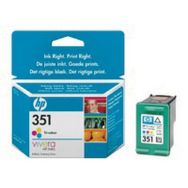 Cartouche jet d'encre 3 couleurs HP 351 CB337EE Viviera