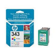 Cartouche jet d'encre 3 couleurs HP C8766EE n°343