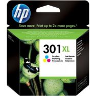 Cartouche jet d'encre 3 couleurs grande capacité HP 301 XL CH564EE