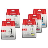 Cartouche jet d'encre CLI 551XL / PGI-550 XL - Canon