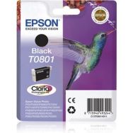 Cartouche jet d'encre T0801 ''Colibri'' Noir - Epson