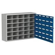 Casier téléphones pause numérique 30 cases visitables Gris/Bleu