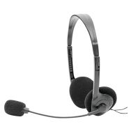 Casque-micro stéréo double jack 3.5 mm