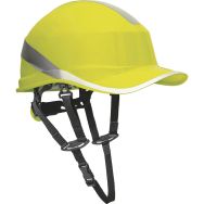 Casque de chantier abs style casquette baseball orange