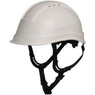 Casque de protection à 4 points boucle blanc