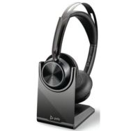 Casque sans fil Teams avec socle PC Voyager Focus 2 - USB A
