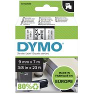 Cassette de ruban Dymo D1 - Largeur 9 mm - S0720680 - Noir/Blanc
