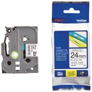 Cassette de ruban pour étiqueteuse Brother - Largeur 24 mm