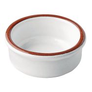 Cassolette en grès ø11,5 cm 19cl blanc