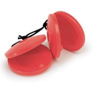 Castagnettes rondes en plastique (la paire)