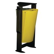 Cendr/poub 3l/2x60l Arkea metal-autres déchets/plas et met-gris /jaune