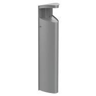 Cendrier 9L /pieds Koa - gris métal 9006