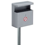 Cendrier avec protection pour la pluie