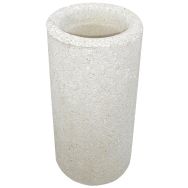 Cendrier baltazar Ø 32 cm extérieur - blanc sablé