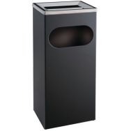 Cendrier corbeille acier - 27 L