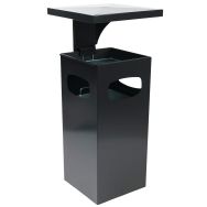 Cendrier et poubelle usage intérieur et extérieur 38 L - gris