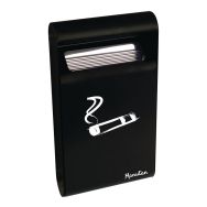 Cendrier mural 3 L acier galvanisé - anthracite