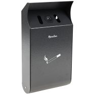 Cendrier mural design Manutan - 3L - Gris anthracite