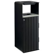 Cendrier/poubelle Artri 110 L tri déchets - acier galva-manganèse-Rossignol Pro