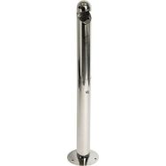Cendrier sur pied inox avec toit - 1.1L - Probbax