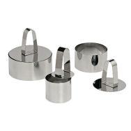 Cercle à mousse 7.5 cm inox - Lares