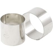 Cercle à mousse en inox