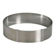 Cercle à tarte extensible inox - Lares