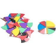 Cercles fractions plastique