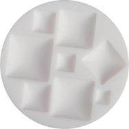 Cernit moule en silicone ø 7 cm - Cabochons carrés
