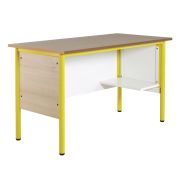 Chaire de professeur avec tablette repose-sac, hêtre - Manutan Expert