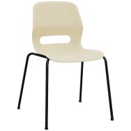 Chaise 4 pieds Jun Basic dossier incurvé-Mirplay School