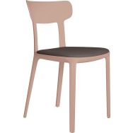 Chaise CANOVA polypropylène Cipria ass. Byte Marron