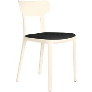 Chaise Canova polypropylène assise tissu Byte Infiniti