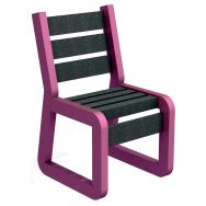 Chaise Chardonnay maternelle Ipra/alu - Urbemob