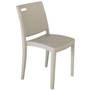 Chaise Clip - Grise lin