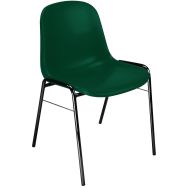 Chaise Coque - Piétement Noir - Manutan Expert