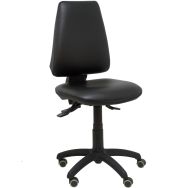 Chaise Elche S similicuir asynchrone - noir