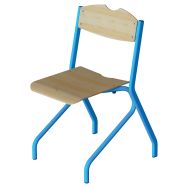 Chaise Elodie  appui sur table  Taille 6 bleu 5015