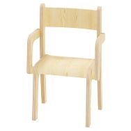 Chaise Emmi T0 avec accoudoirs